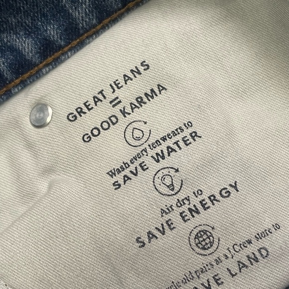 J Crew Point Sur Slouchy Distressed Boyfriend Buttonfly High Rise Jeans - Picture 5 of 8